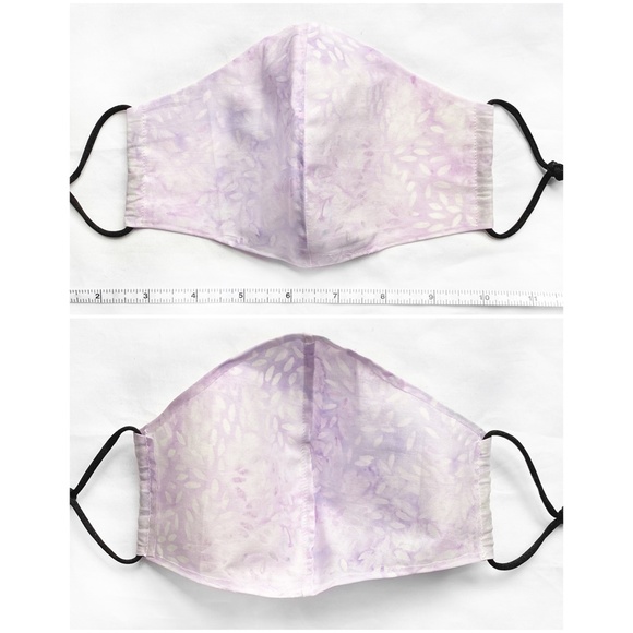Handmade Face Mask / Cover - Light Purple - Picture 2 of 4